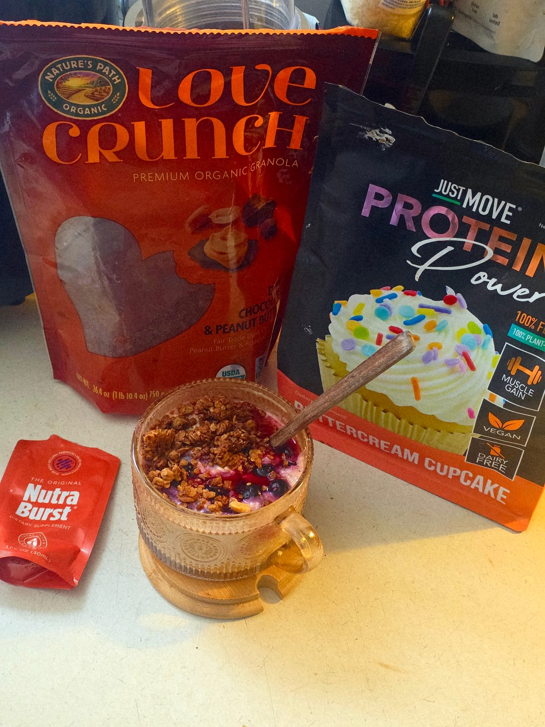 Customer photo review of Buttercream Cupcake Protein