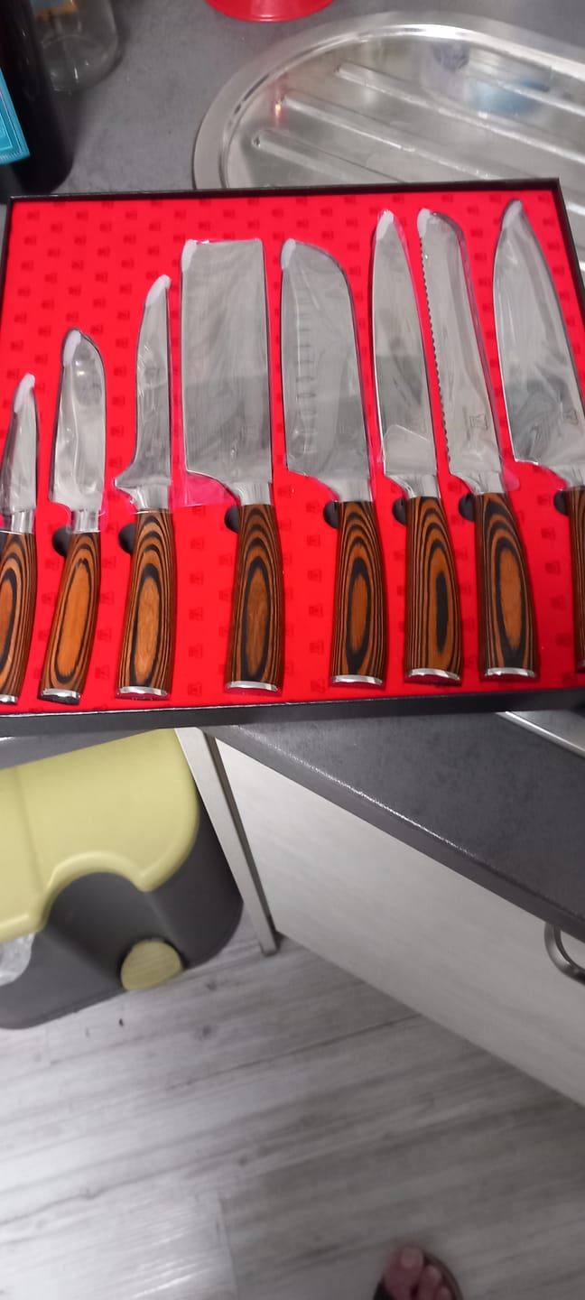 Customer photo review of Asiatisches Messerset Premium 8-teilig