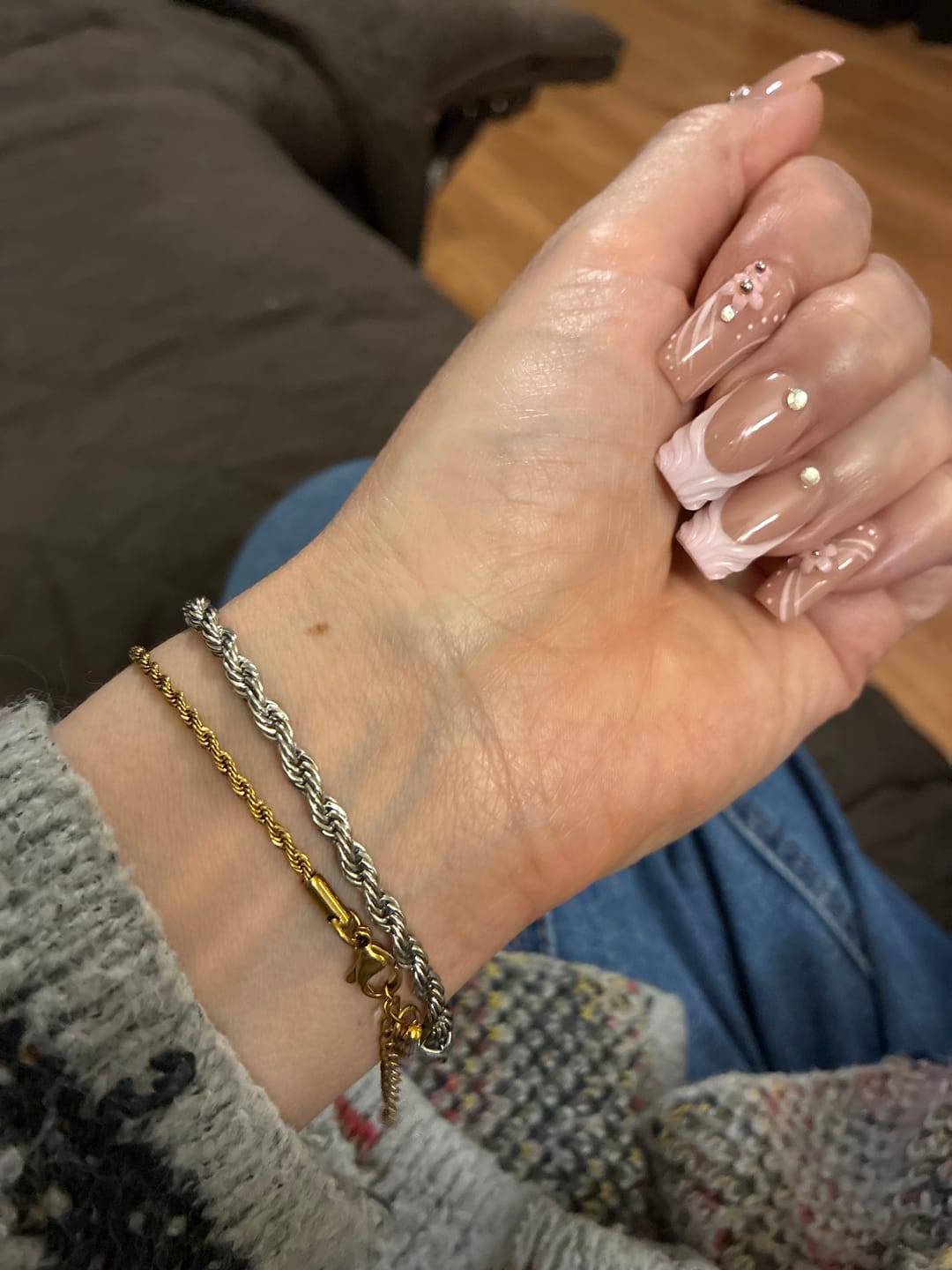 Customer photo review of Rope Chain Bracelet - 4mm