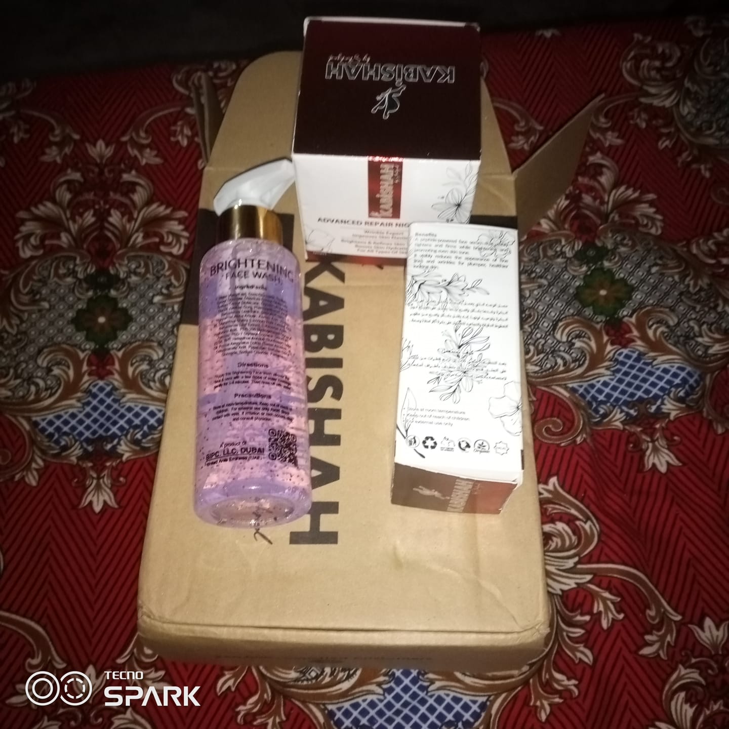 Customer photo review of Night Bundle - Midnight Miracle Skincare Trio