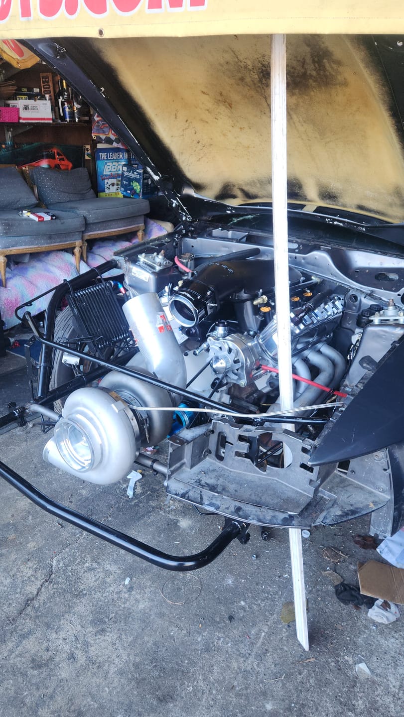 Customer photo review of Motion Raceworks 1994-04 SN95 New Edge Mustang Billet Aluminum Manual Master Cylinder Conversion Kit 20-120
