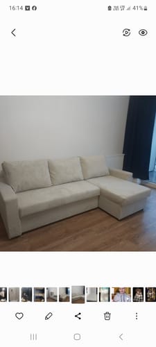 Customer photo review of Narożnik NEO BP sztruks