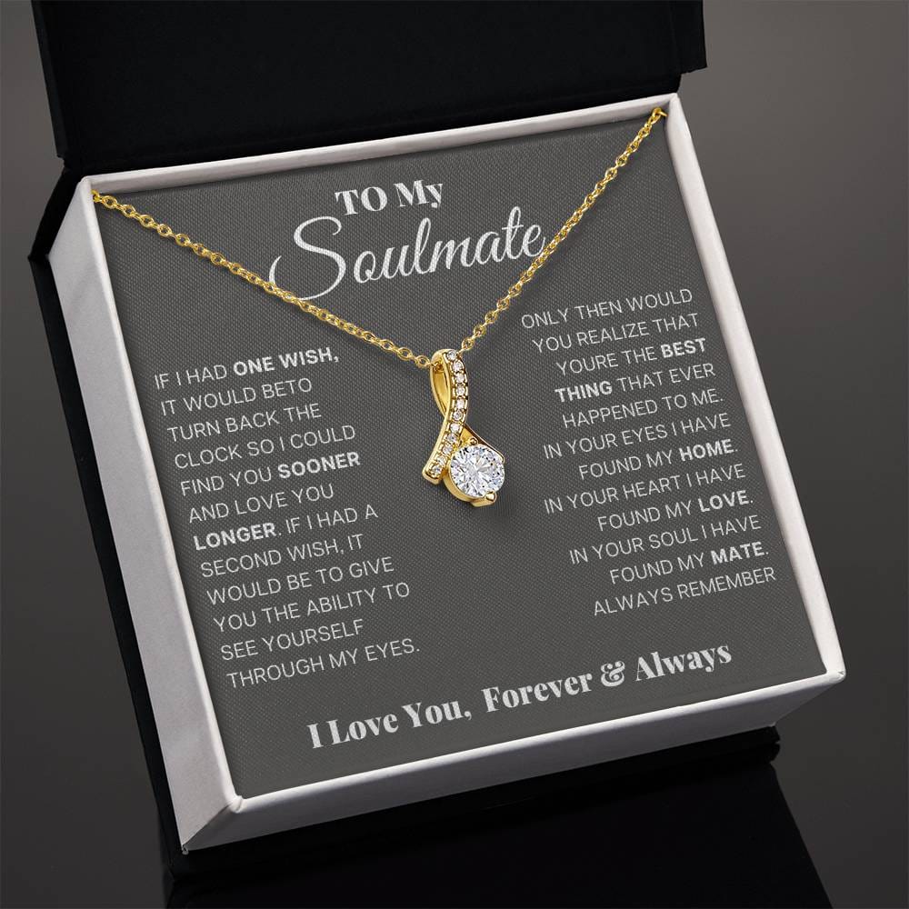 Customer photo review of To my soulmate, in your eyes I have found my home