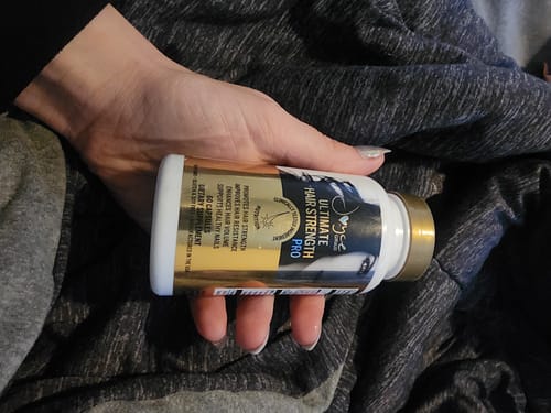 Customer photo review of Ultimate Hair Strength PRO Supplements 30 Days