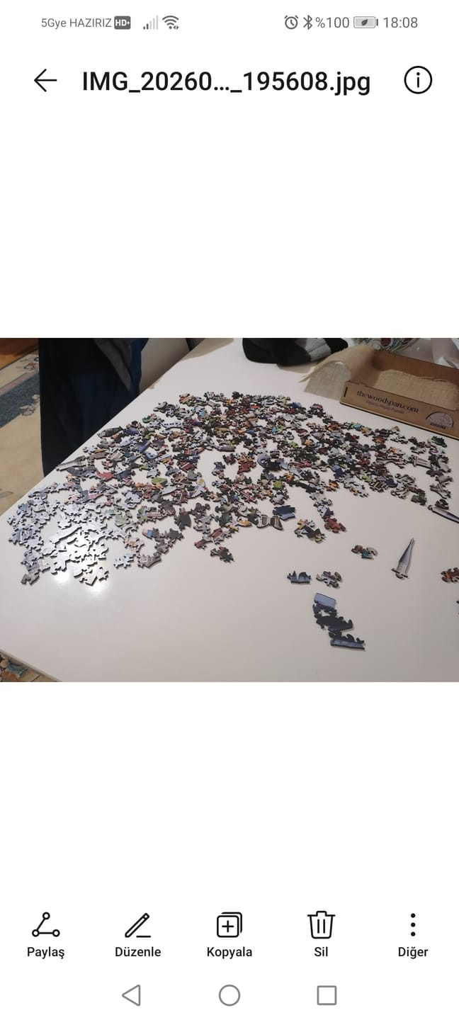 Customer photo review of İstanbul360  - Ahşap Puzzle