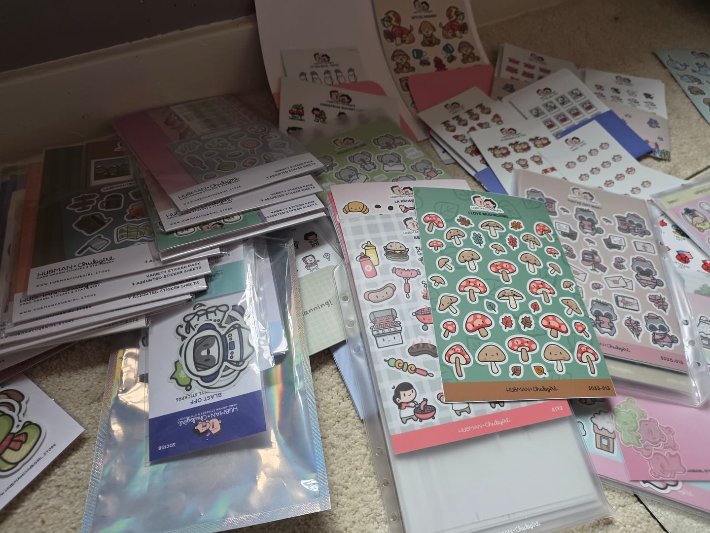Customer photo review of Sticker Sampler Set