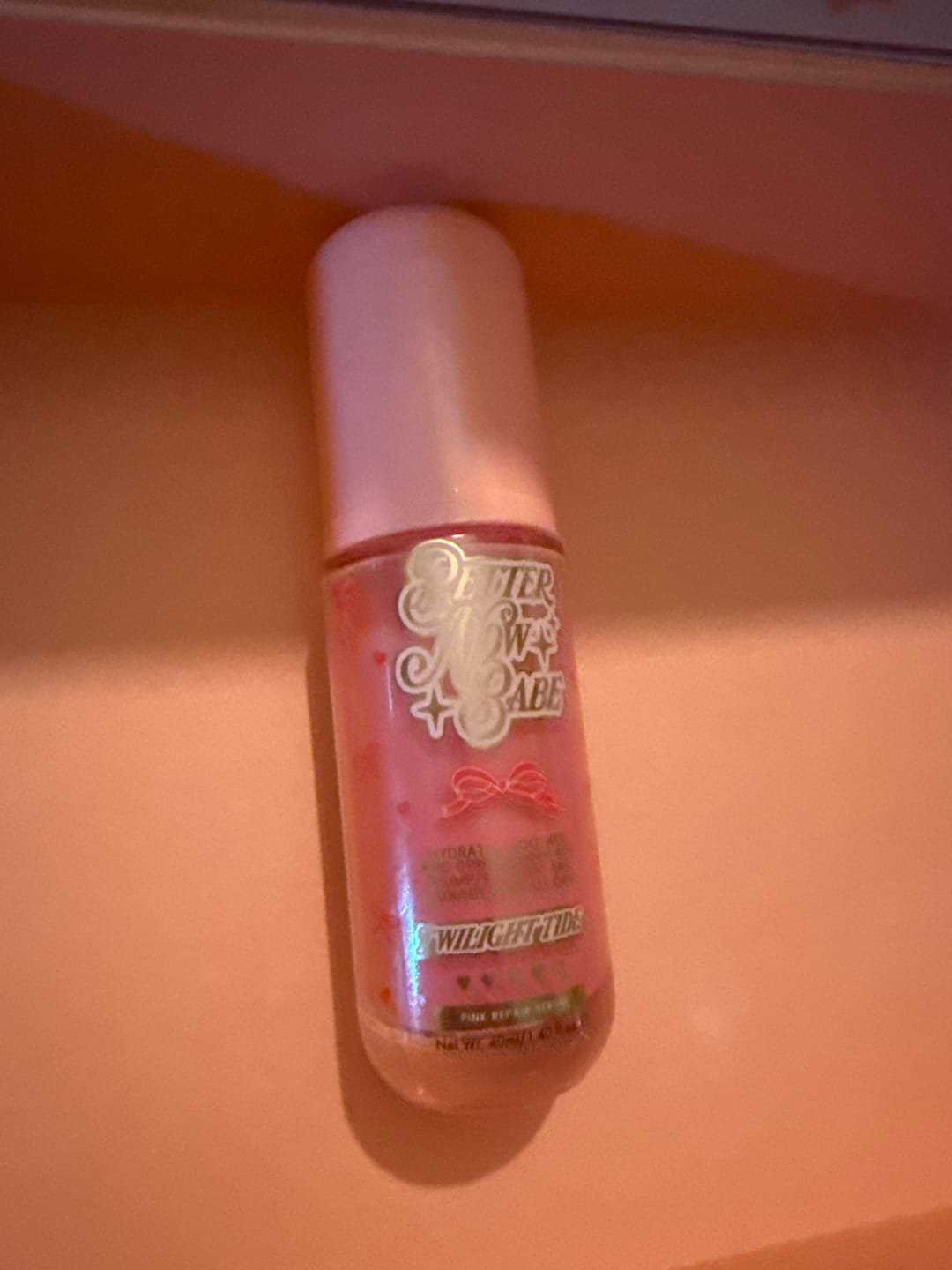 Customer photo review of P.Louise Better Now Babe Pink Barrier Repair Serum