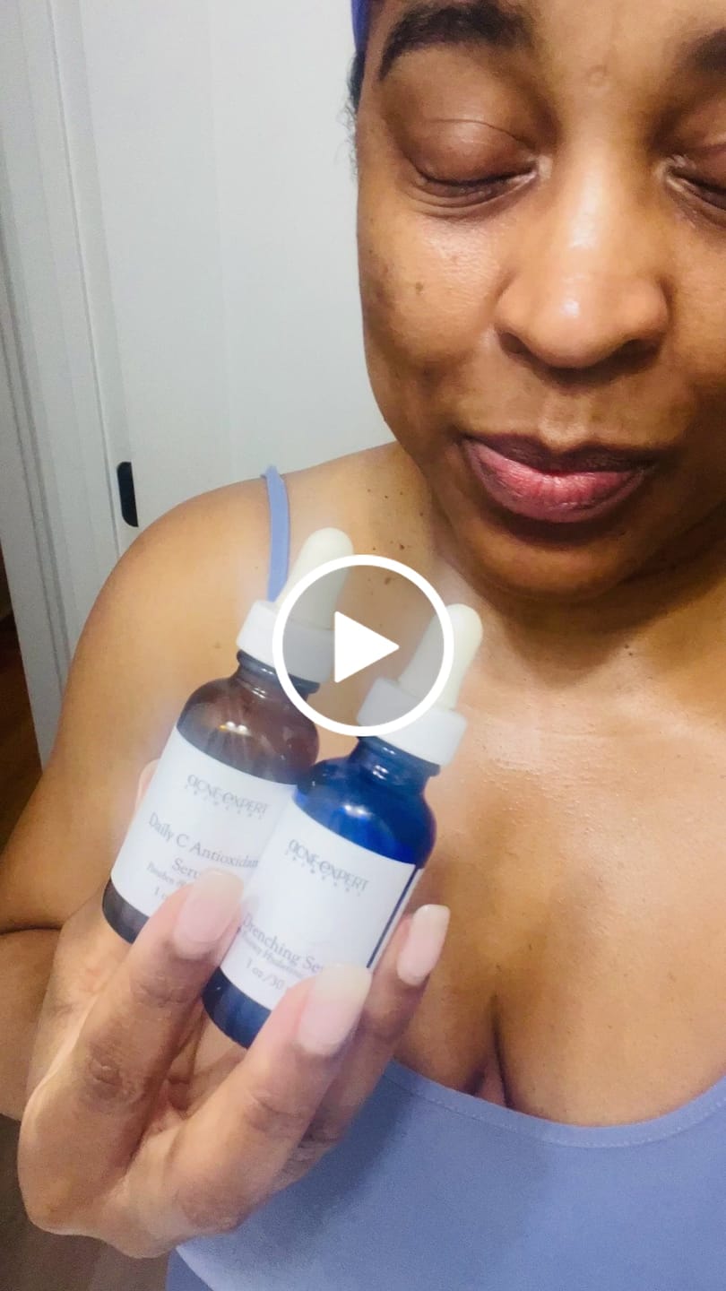 Customer video review of DRENCHING SERUM-INTENSE HYALURONIC SERUM