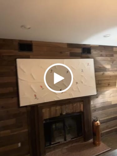 Customer review photo for Plaster Art Texture Painting #SG094