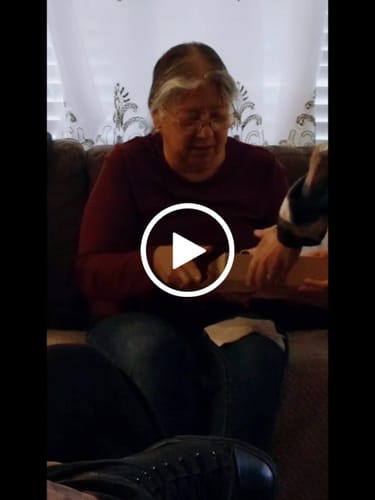 Customer video review of Dolly® Personalized Crochet Doll with Photo Card