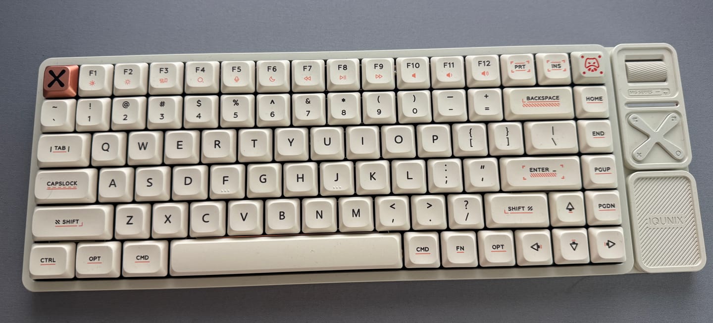 Customer photo review of IQUNIX Magi75/96 Aluminum Low Profile Mechanical Keyboard