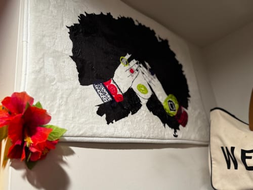 Customer photo review of Shanell White Bath Mat