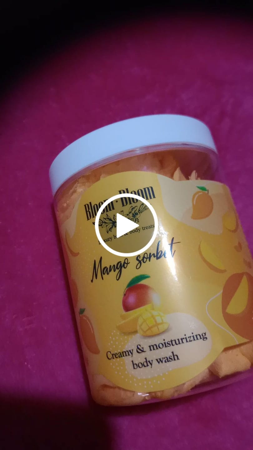 Customer video review of Σαπουνοπαγωτό Mango Sorbet