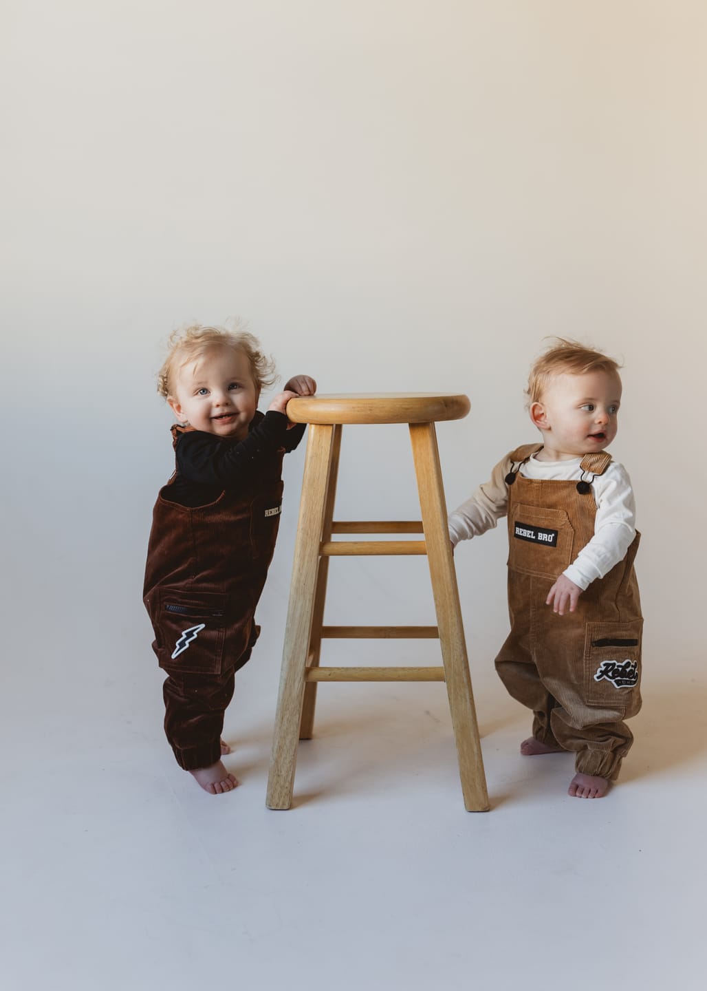 Customer photo review of Overalls in Rust Corduroy