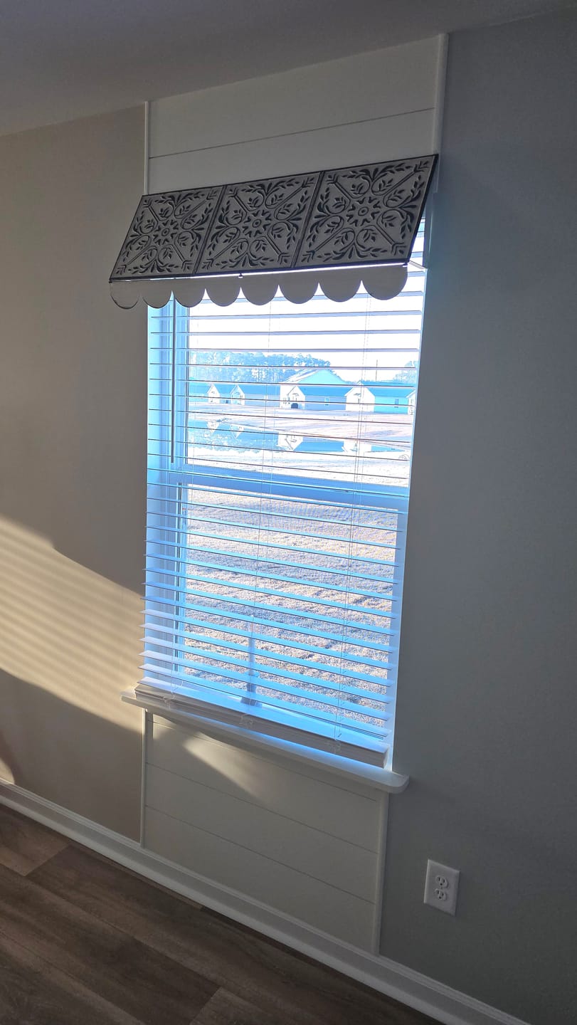 Customer photo review of Metal Decorative Awning