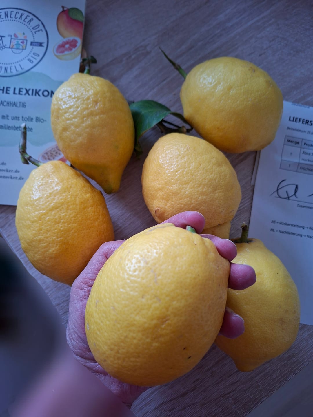 Customer photo review of Ätna Zitronen Bio von Andrea aus Sizilien