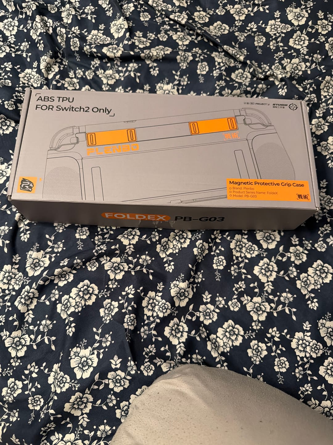 Customer photo review of Plenbo FoldeX Switch 2 Dockable Grip Case with Flip Cover | Anti-Cramp