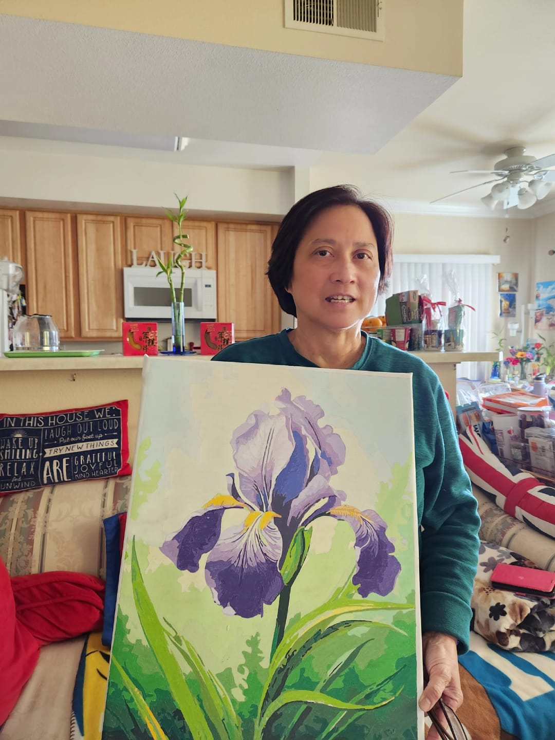 Customer photo review of Sunlit Iris