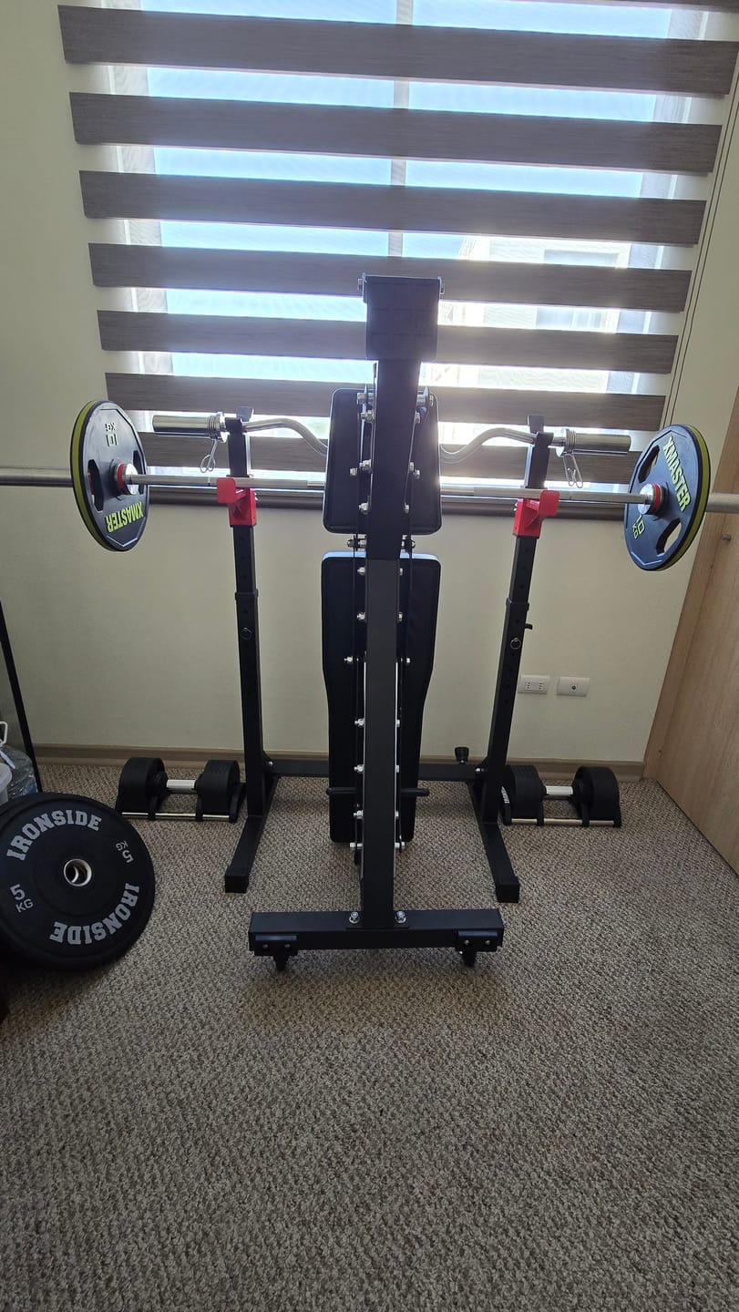 Customer photo review of Squat Rack IRONSIDE
