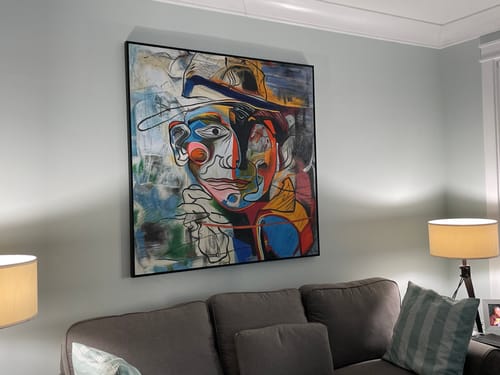 Customer review photo for Abstract Graffiti Art #GA021