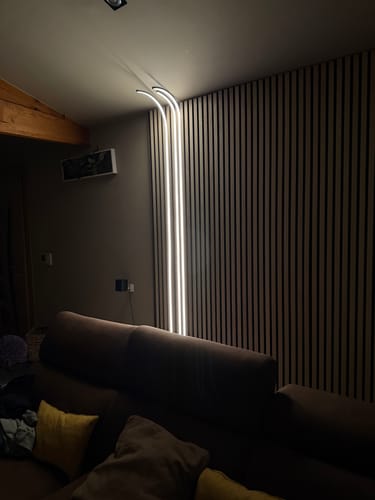 Customer photo review of Panneau acoustique Bois Chêne | Akupanel 260 Feutrine Noir