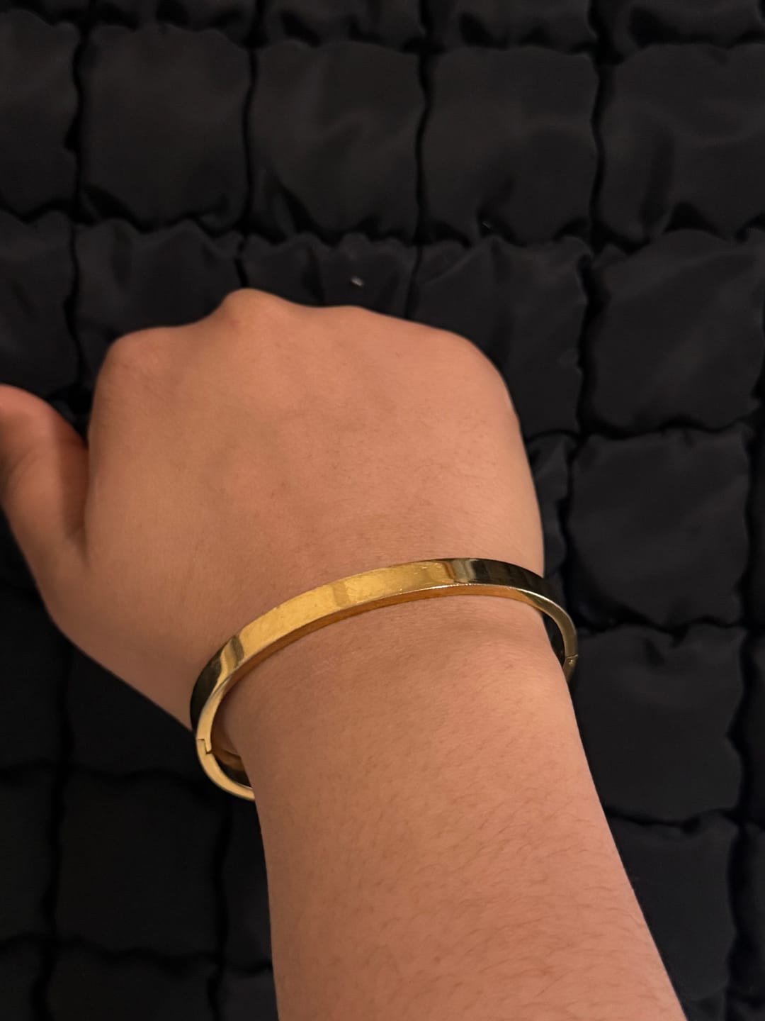Customer photo review of Rina Gold Bangle