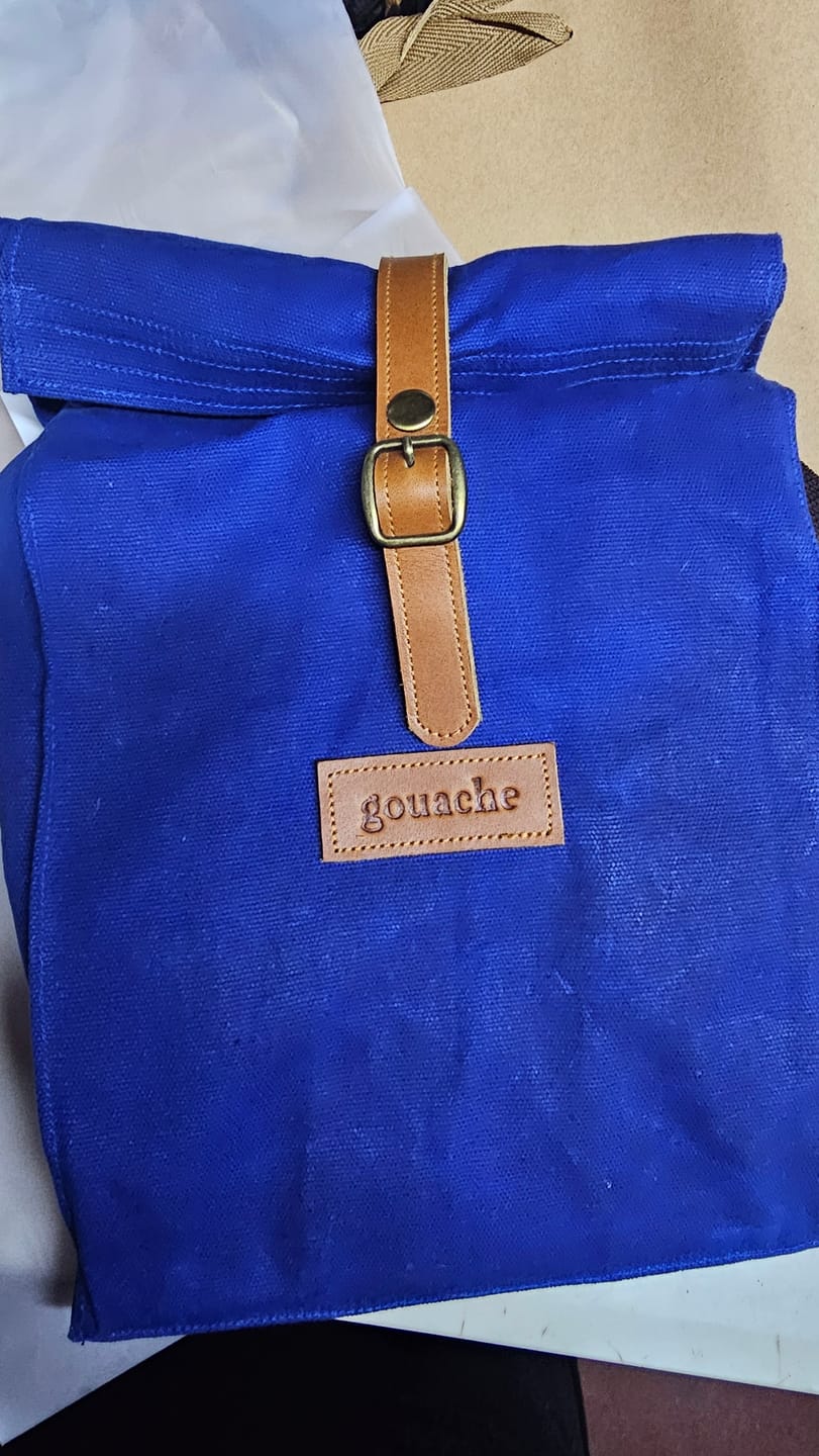 Customer photo review of Paper Gift Bag with Note Card