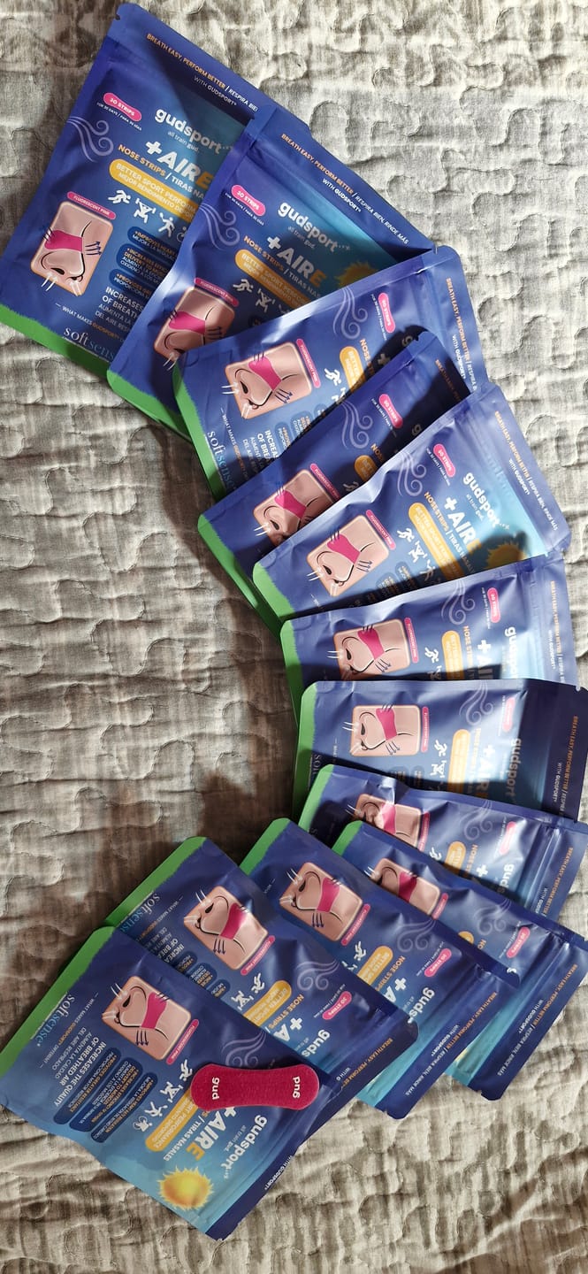 Customer photo review of Gudsport® Tiras Nasales (Turquesa)