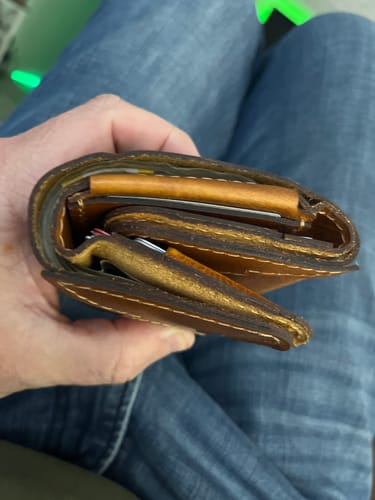 Customer photo review of Western Trifold Wallet
