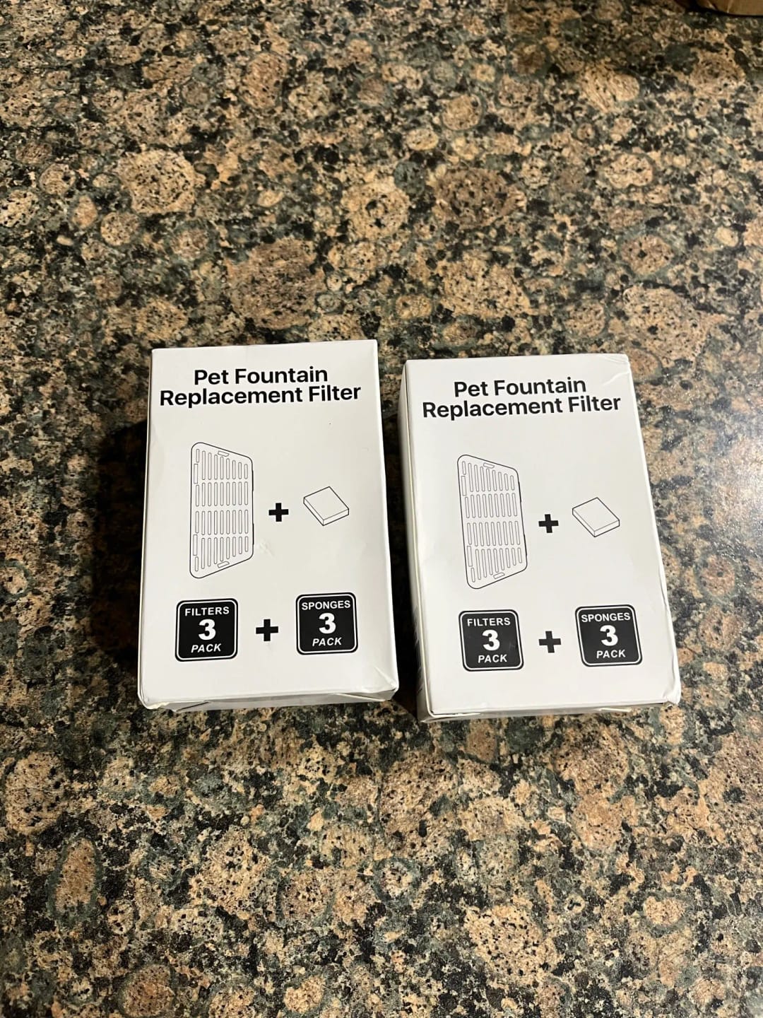 Customer photo review of ROJECO Water Fountain Replaceable Filter For 2.2L Wireless Cat Water Fountain