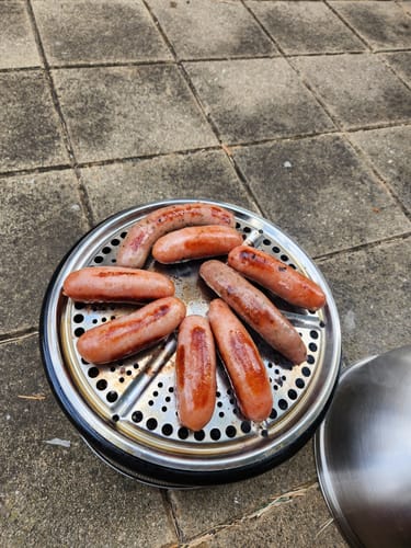 Customer photo review of Stainless Steel Grill Grid