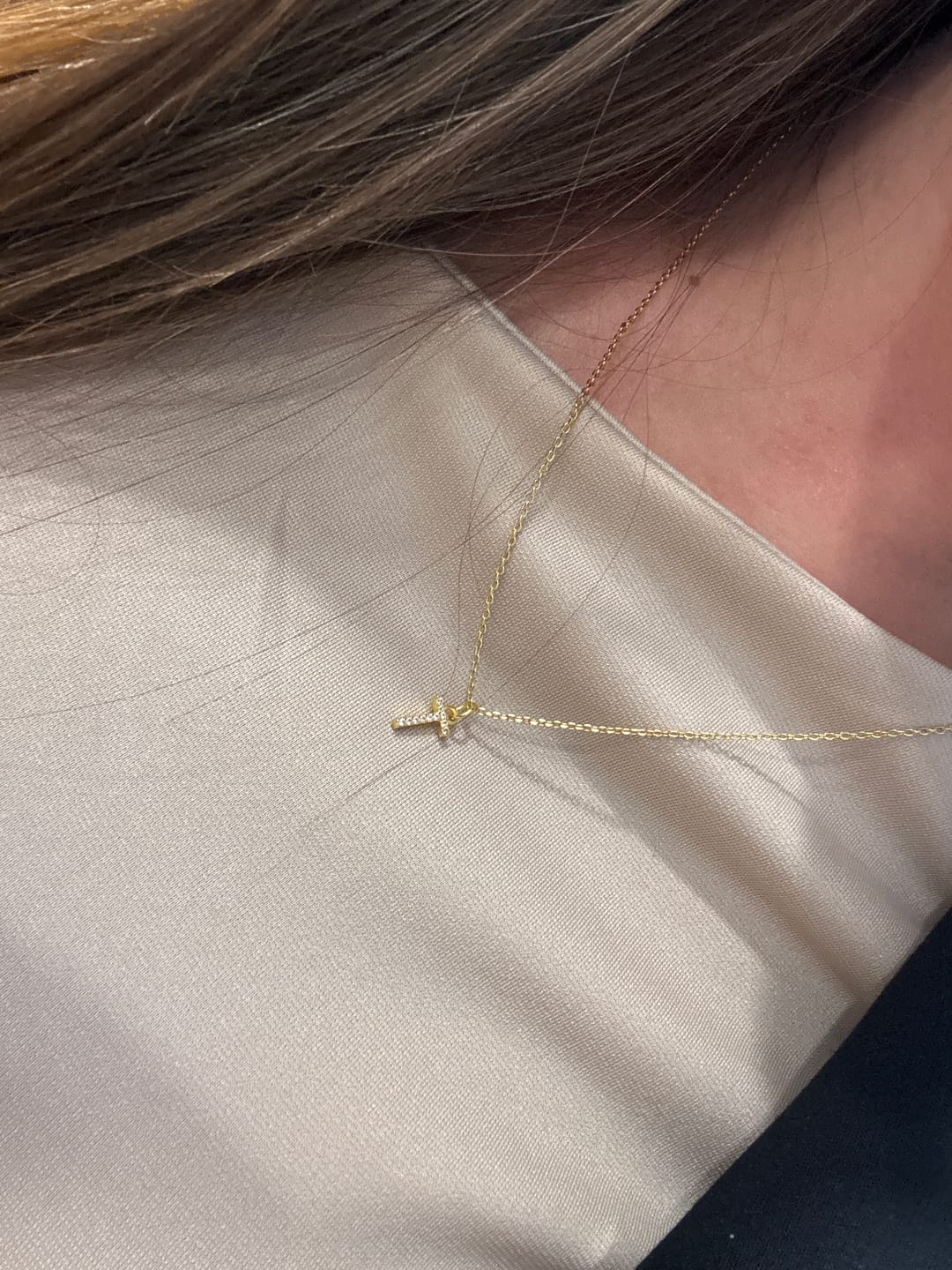 Customer photo review of Collar Little Inicial