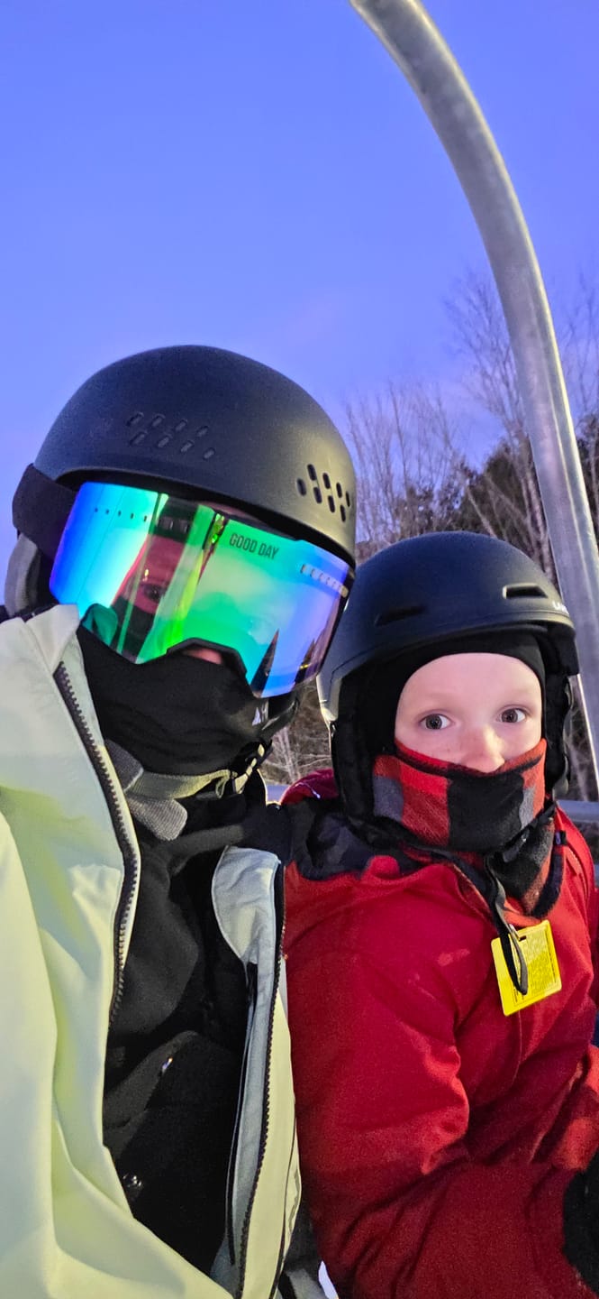 Customer photo review of The Valorie Snow Goggle - Photochromic Black Lens