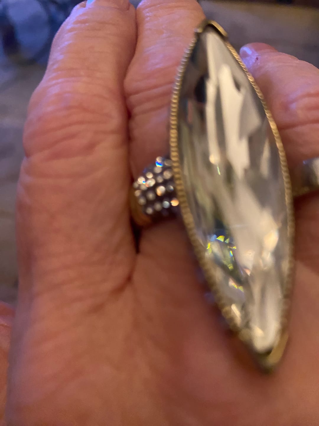 Customer photo review of HEIDI DAUS® "Fabulous Feng Shui" Crystal Cocktail Statement Ring