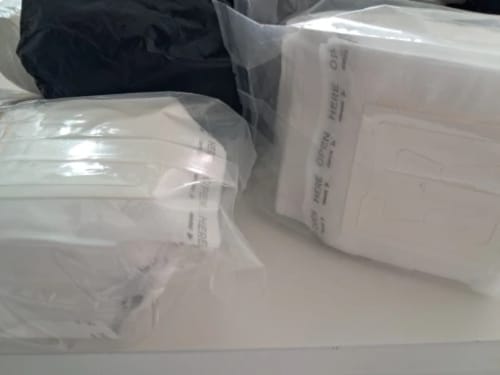 Customer photo review of Bolsas de filtro de café desechables, paquete de papel de café por goteo, portátil, colgante, accesorios de café expreso, herramienta de té, 50/100 Uds.