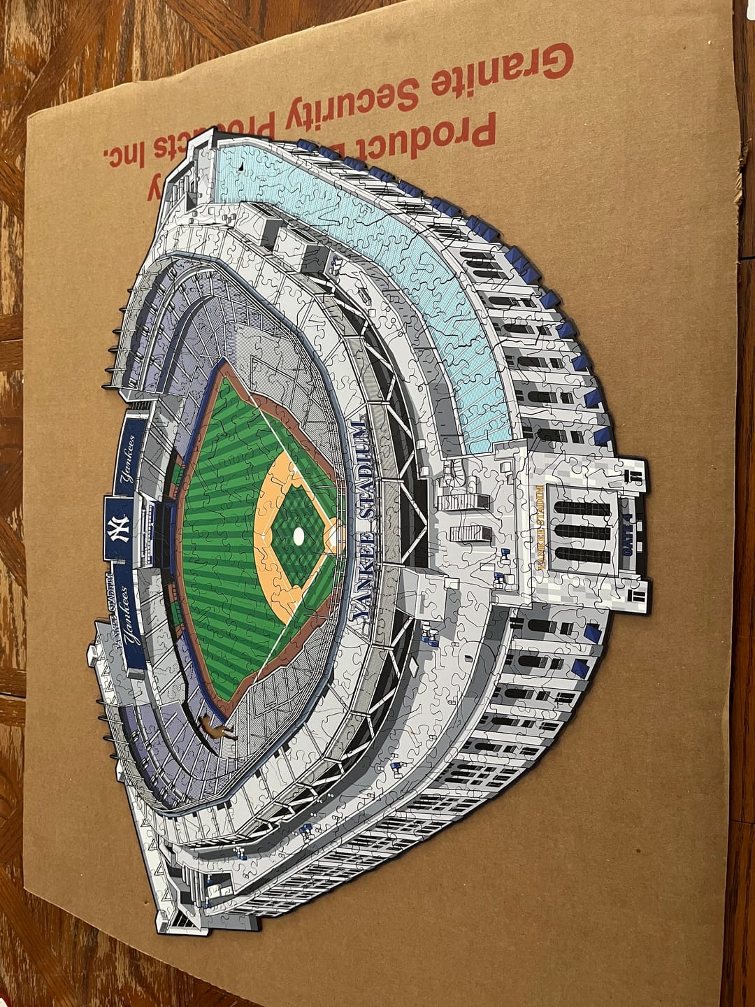 Customer photo review of New York Yankees™ Yankee Stadium - Wooden Puzzle