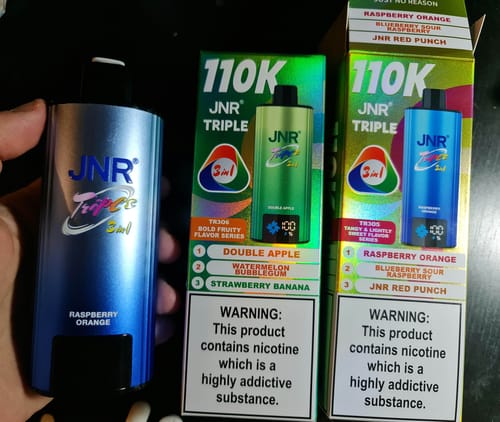 Customer photo review of JNR - Triple  110K - Puff Jetable / Vape Disposable 2% Nicotine - Triple Saveurs