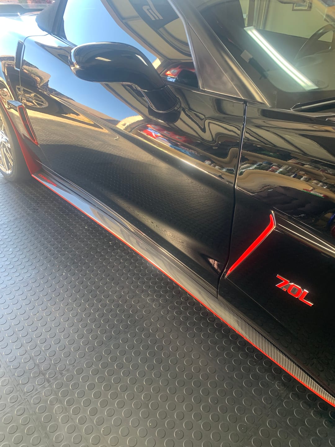 Customer photo review of Corvette C6 Grand Sport / Z06 / ZR1 Side Skirts Rocker Panels