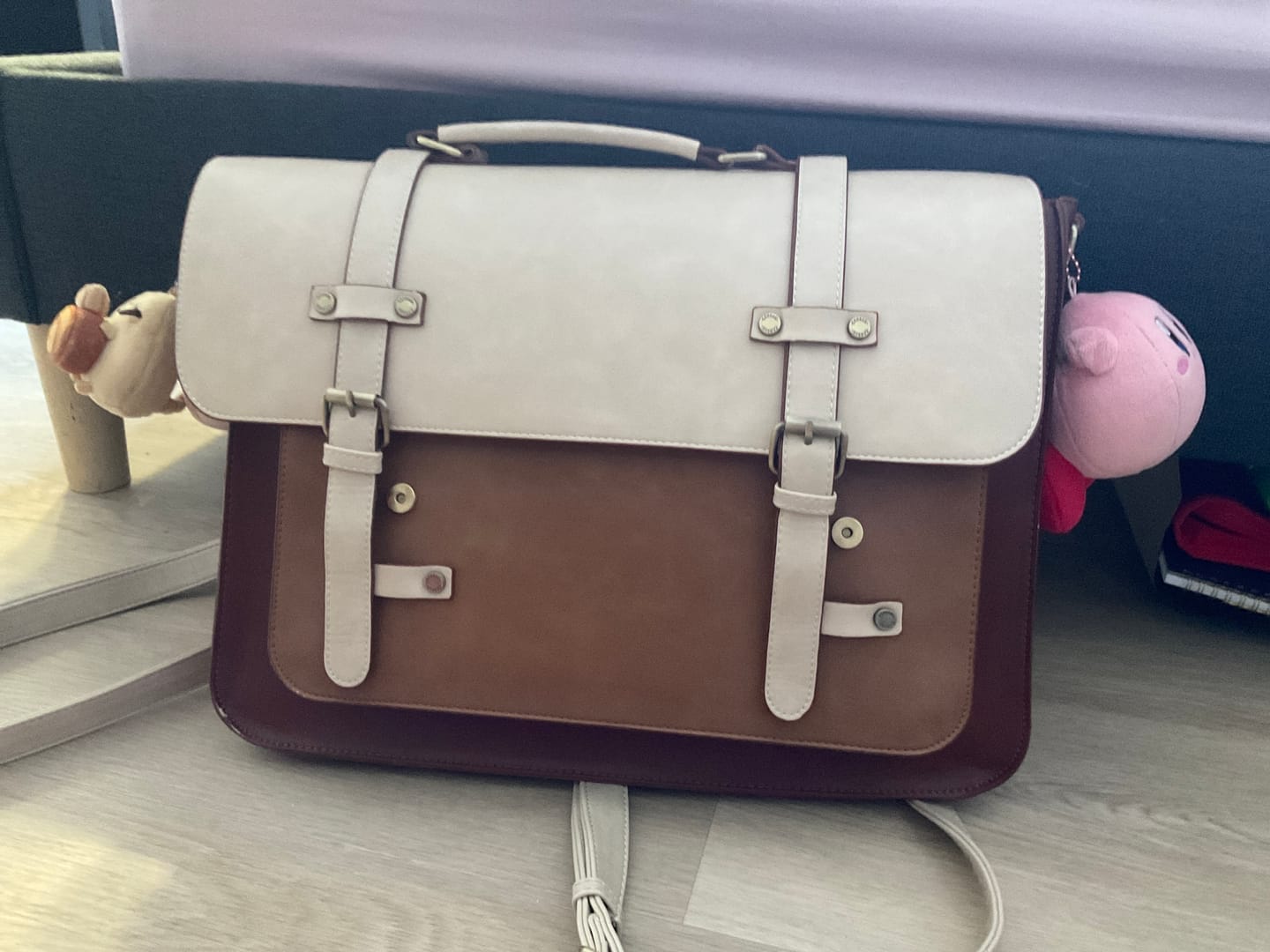 Customer photo review of Sombre Vintage Briefcase