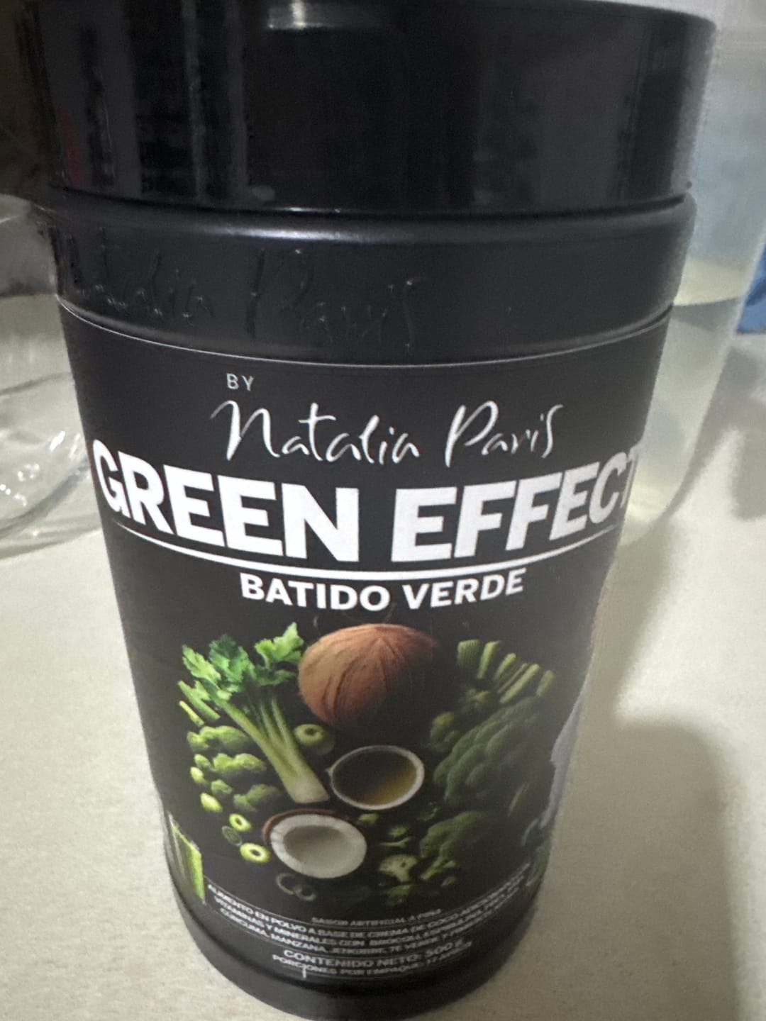 Customer photo review of Batido Verde Quemador Green Effect by Natalia Paris x 500 g