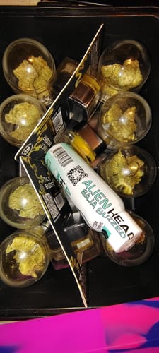 Customer photo review of Alien Head THC Infused Lemonade