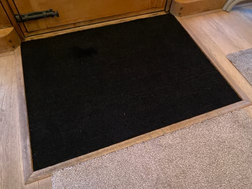 Customer photo review of Premium Black Coir Doormat (17mm Cut-to-Length)