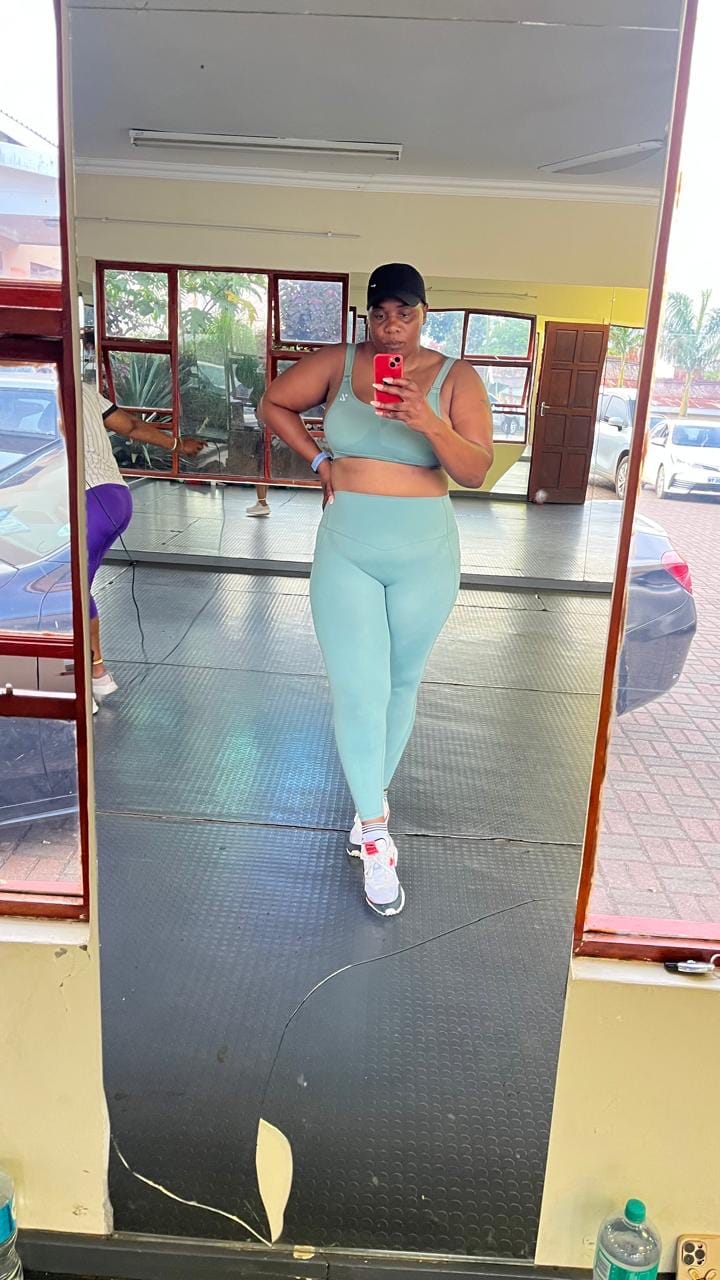 Customer photo review of Support & Sculpt Workout Set Plus Size Activewear