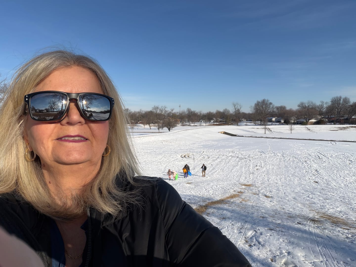 Customer photo review of 80Eighty® Polarized Sunglasses - Black Chrome