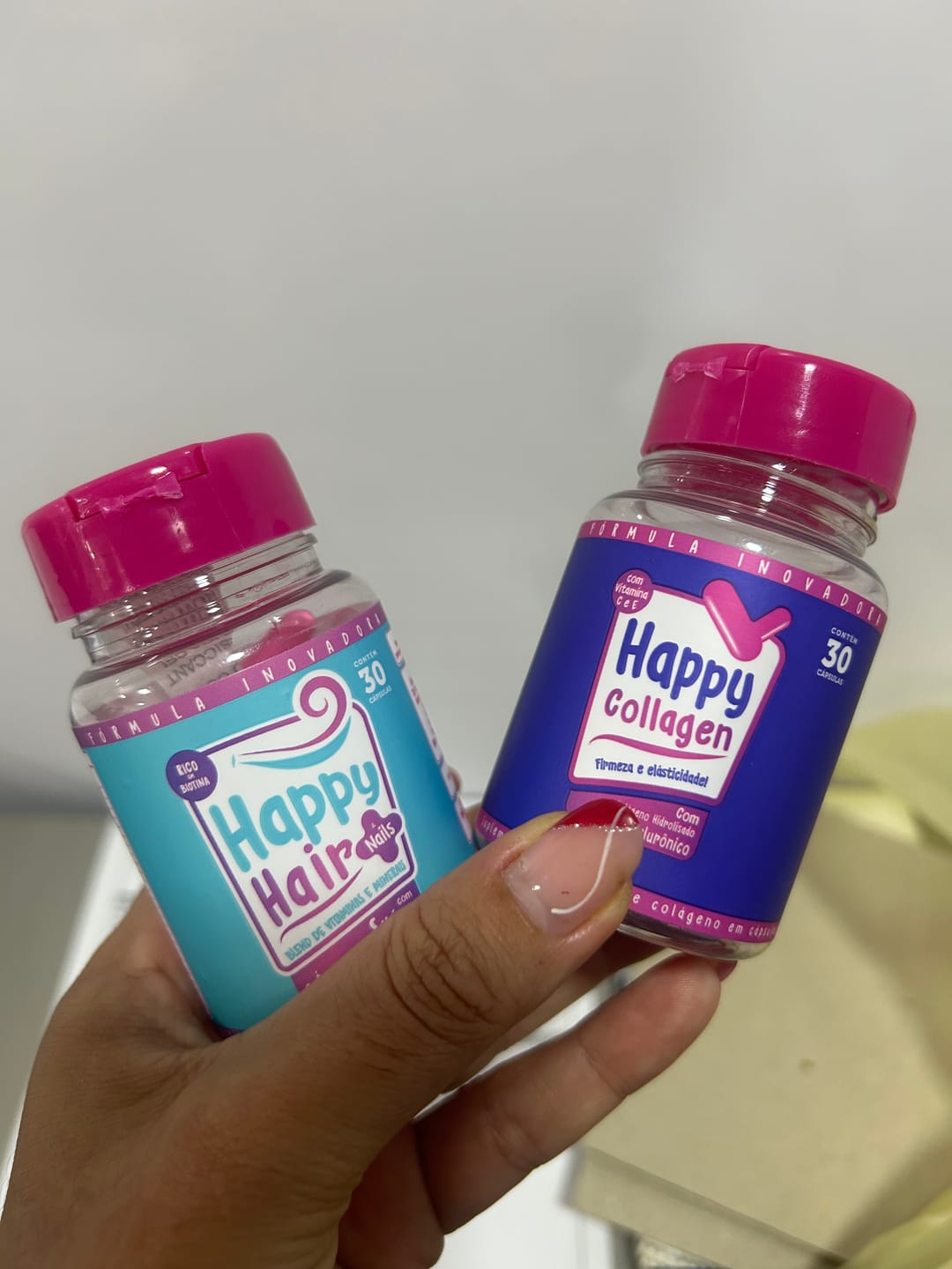 Customer photo review of Happy Collagen 2 Potes
