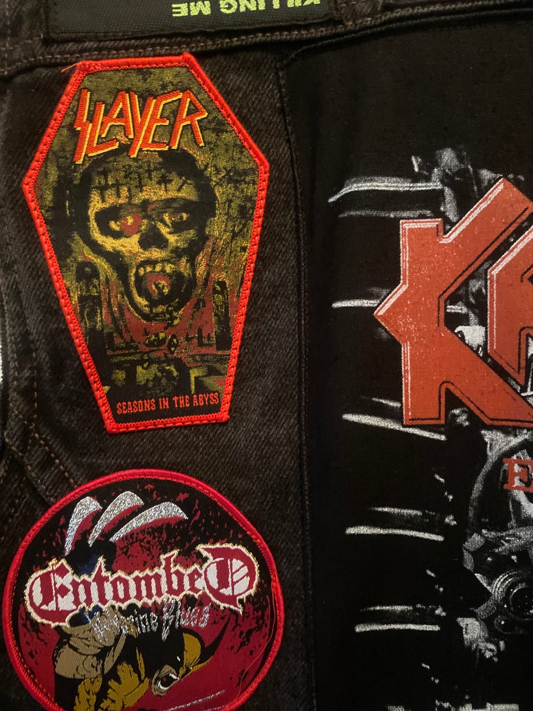 Customer photo review of Slayer - Seasons In The Abyss - Patch