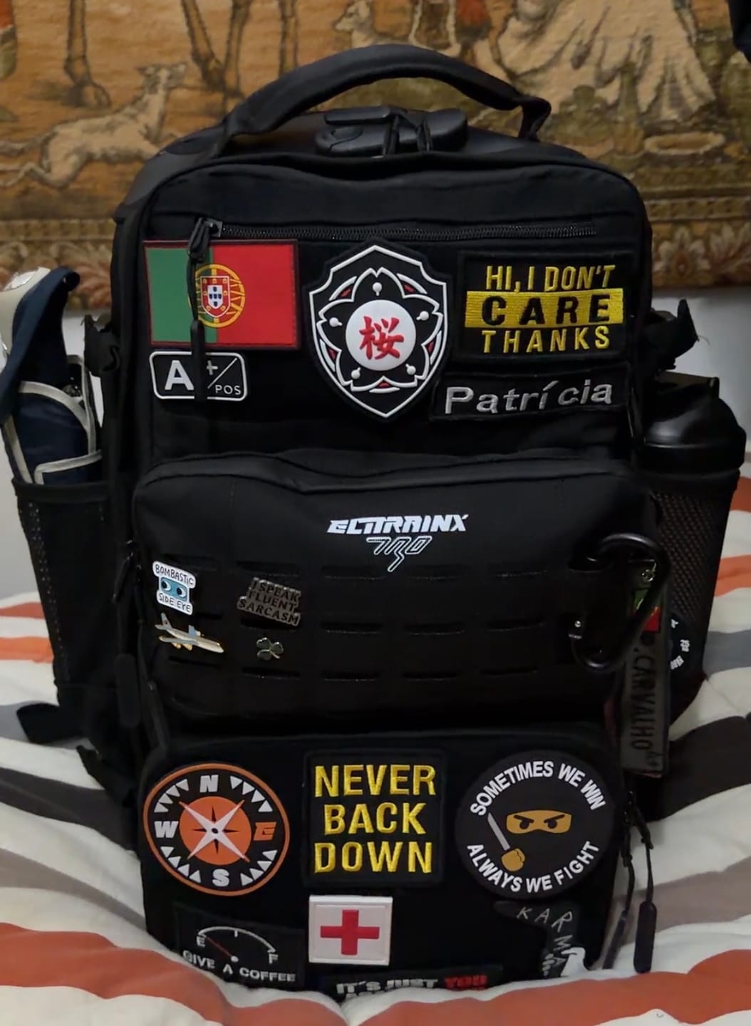 Customer photo review of Mochila Pro Series 45L Black