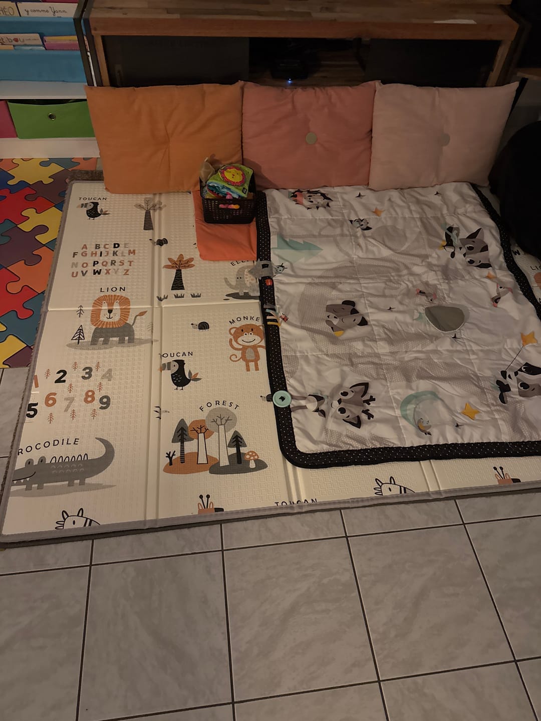 Customer photo review of Tapis Anti-Choc : Créez un grand espace de jeu !