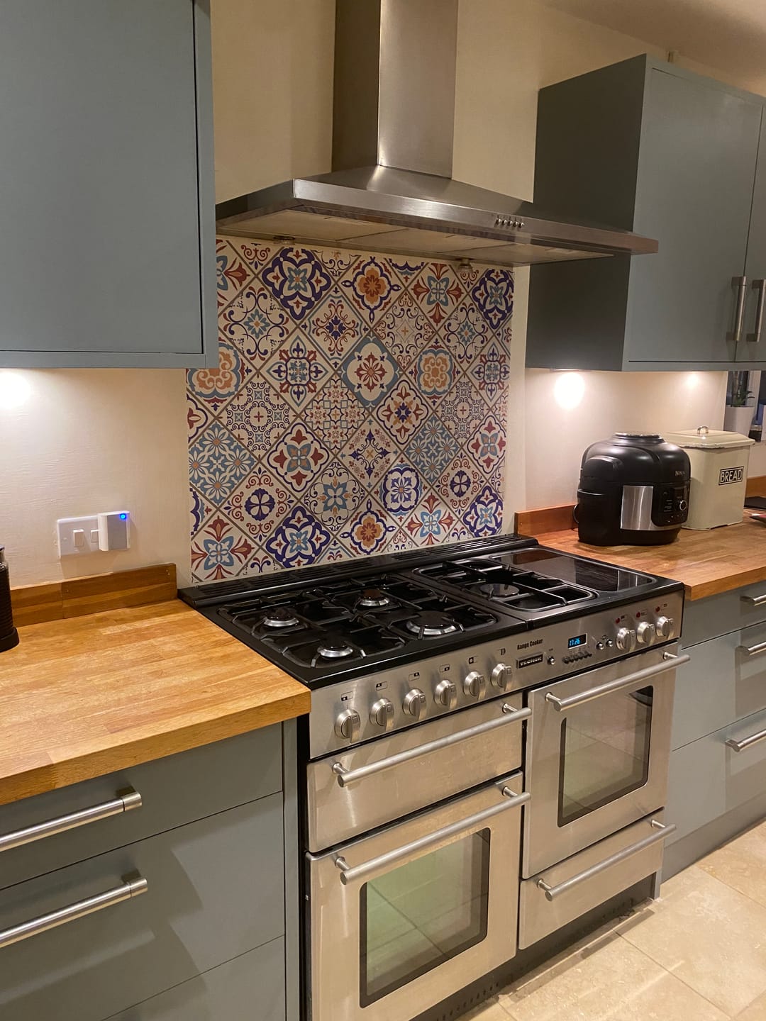 Customer photo review of Codelic - Colourful Spanish Tiles Vinyl Furniture Wrap