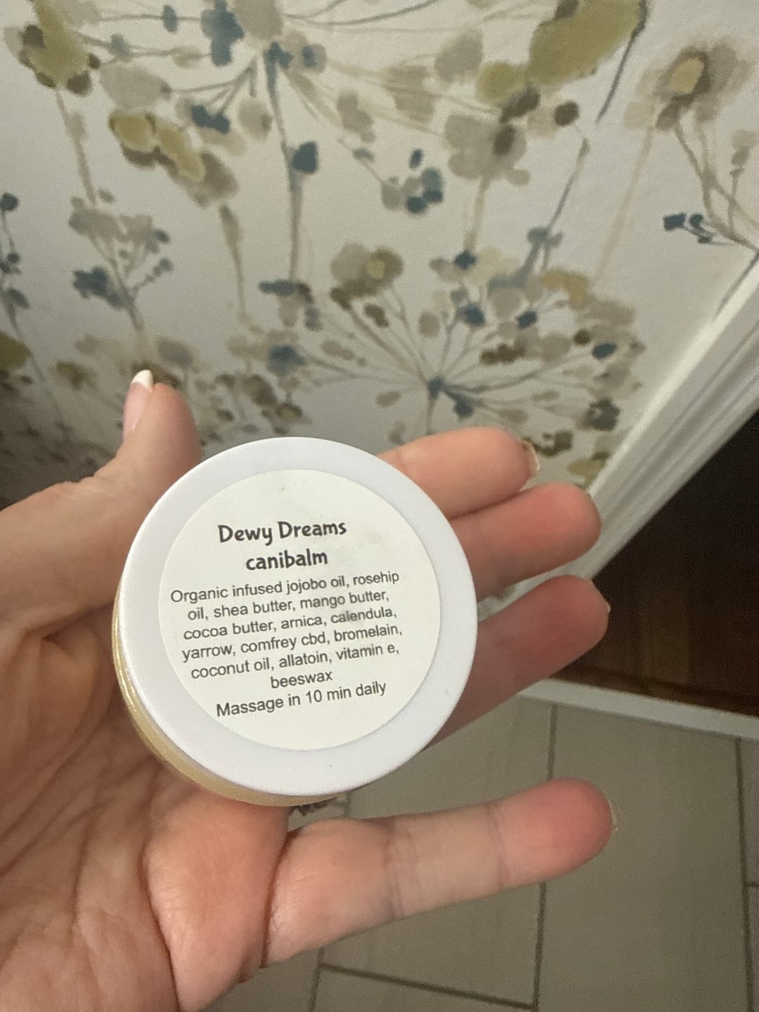 Customer photo review of Canibalm High Ointment